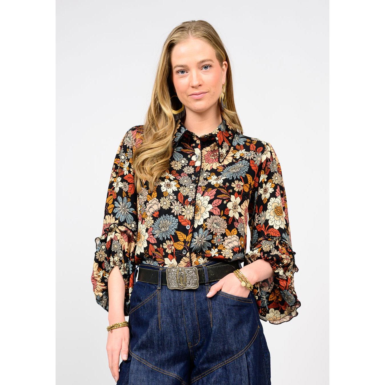 Midnight Floral Top