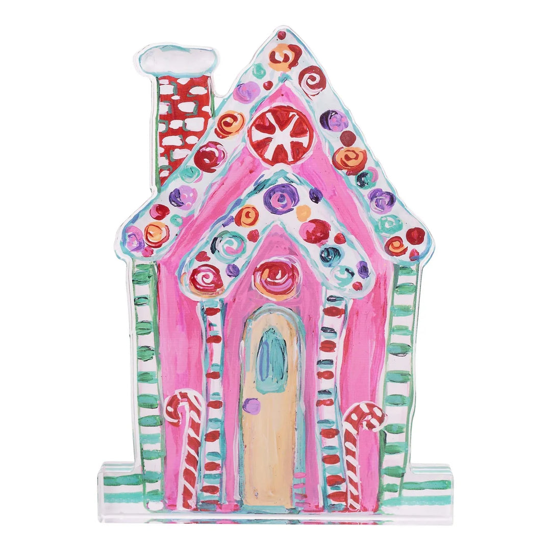 Glory Haus Pink Gingerbread House Acrylic Stand