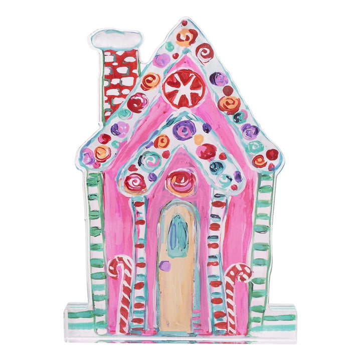 Glory Haus Pink Gingerbread House Acrylic Stand