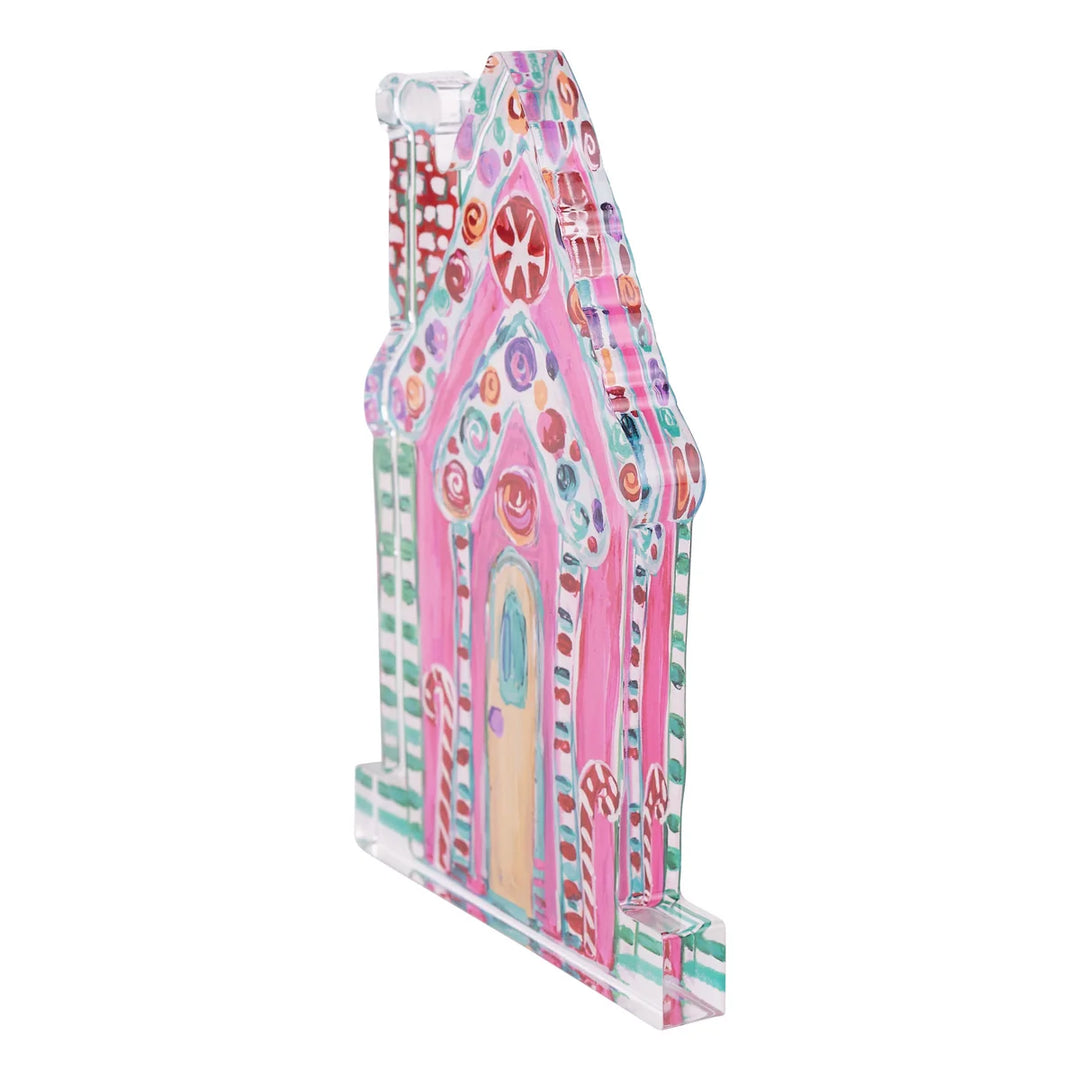Glory Haus Pink Gingerbread House Acrylic Stand