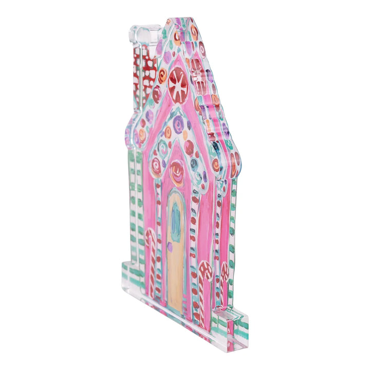 Glory Haus Pink Gingerbread House Acrylic Stand