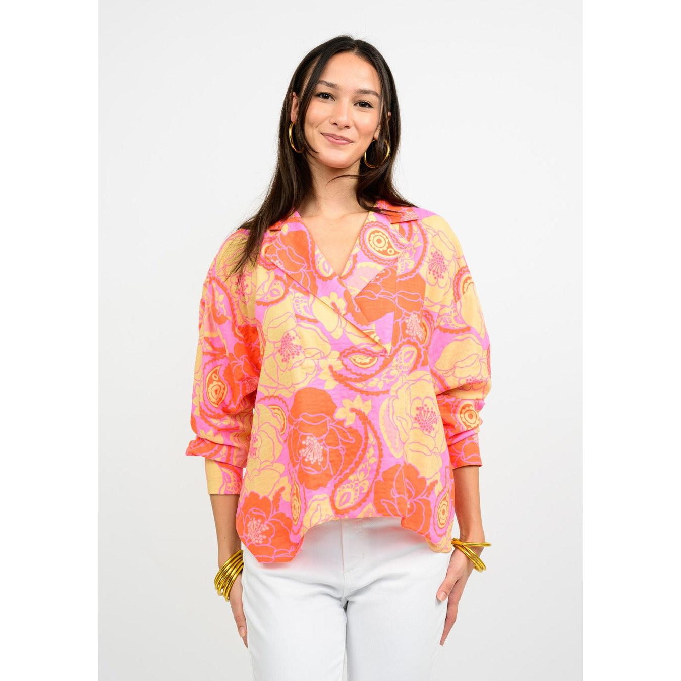 Folded Hem Camp Shirt