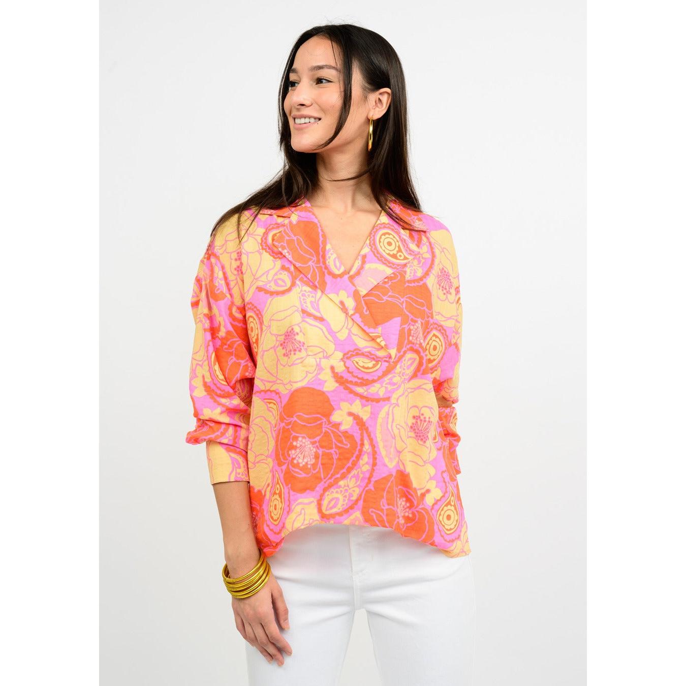 Folded Hem Camp Shirt