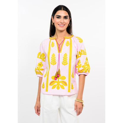 Ivy Jane Pink Applique Top