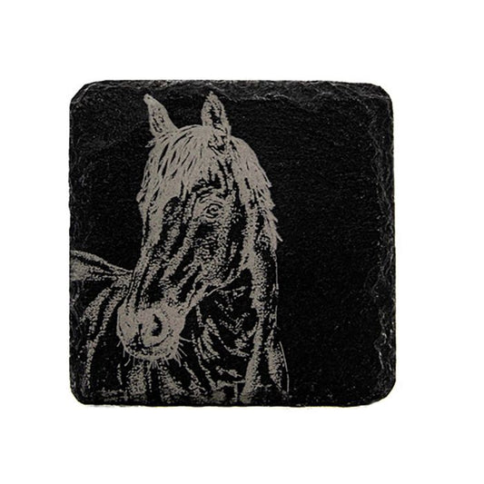 Single Slate Coaster - Horse