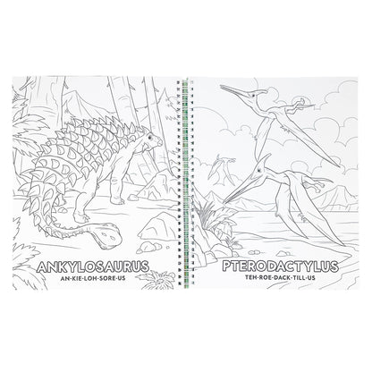 Dinosaurs Sticker & Coloring Activity Book