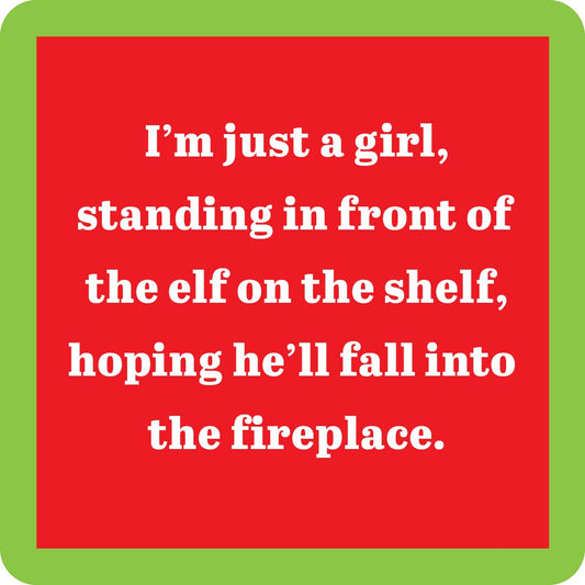 COASTER: XMAS Elf on the shelf