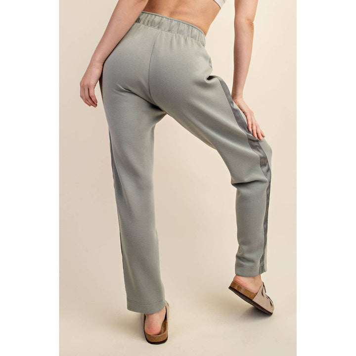 Modal Poly Span Jogger with Side Satin