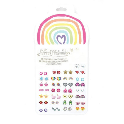 Rainbow Love Sticker Earrings