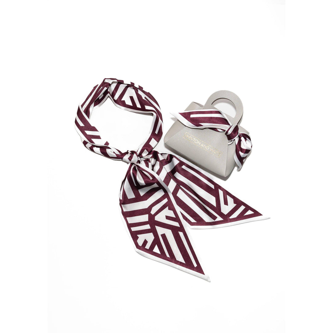 Game Day Accessory Scarf- Maroon &amp; White