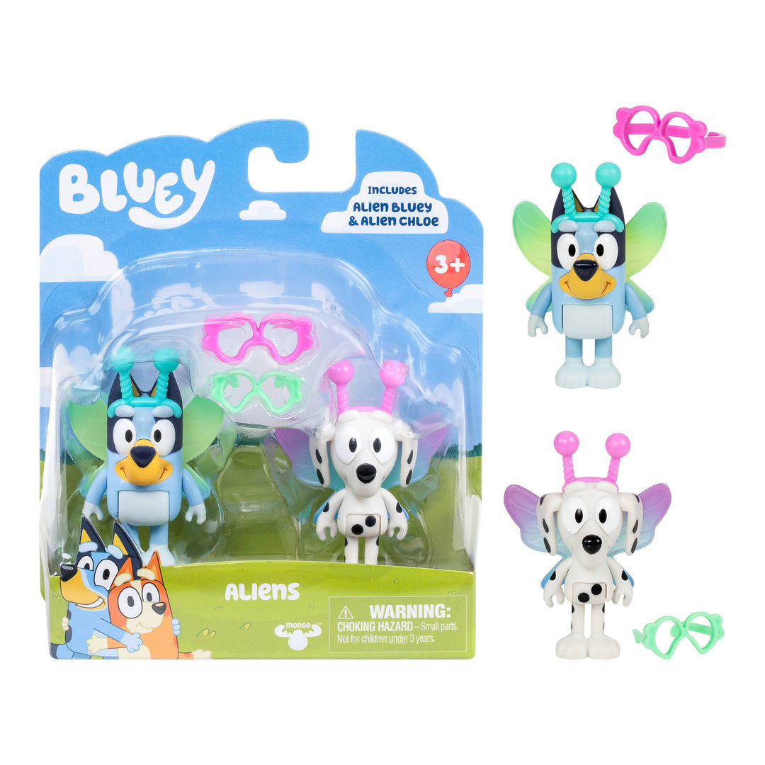 Moose Toys Bluey Figure 2 Pack Bluey &amp; Bandit
