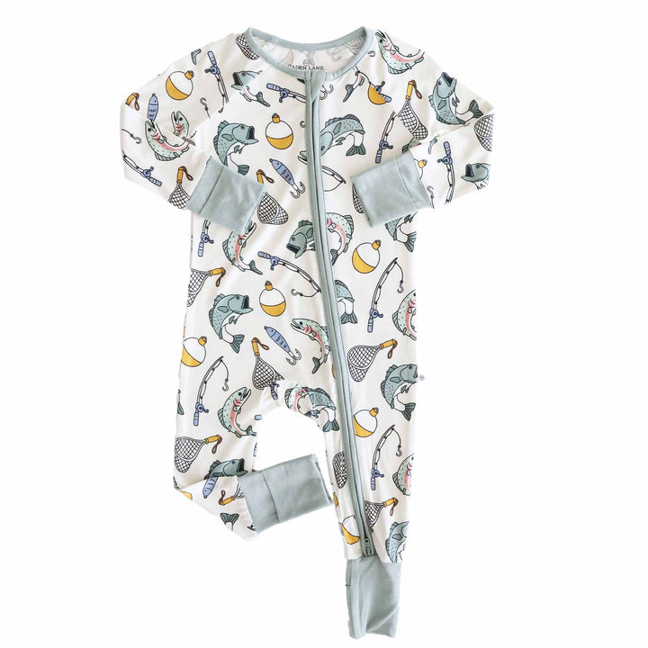 Catch of the Day Convertible Zip Romper