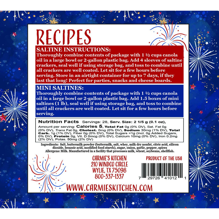 Rocket Ranch Cracker Seasoning - Americana Collection