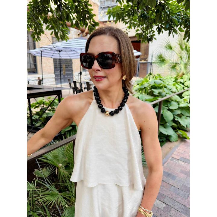Marjorie Game Day Gumball Beaded Necklace
