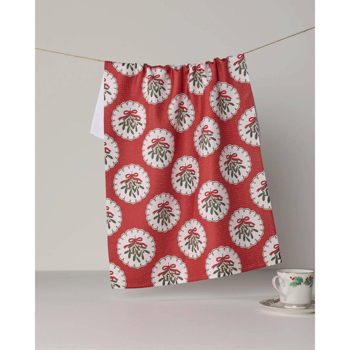 Merry Mistletoe Tea Towel - Holiday 2026