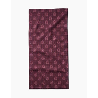 Autry Maroon Bar Towel