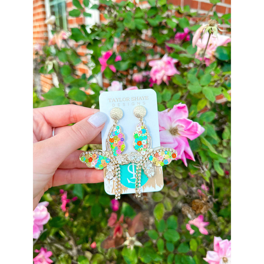 Lilliana Lightweight Butterfly Drops