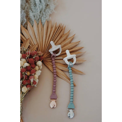 Itzy Ritzy Sweetie Strap™ Silicone One-Piece Pacifier Clips