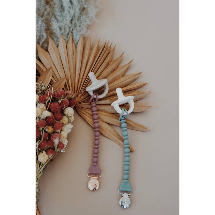 Itzy Ritzy Sweetie Strap™ Silicone One-Piece Pacifier Clips