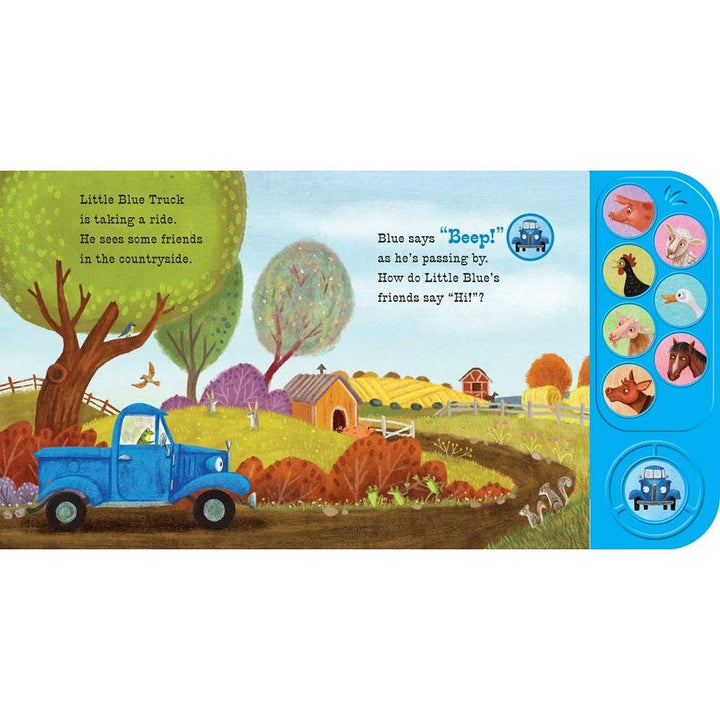 What Do You Say, Little Blue Truck? (Sound Book)