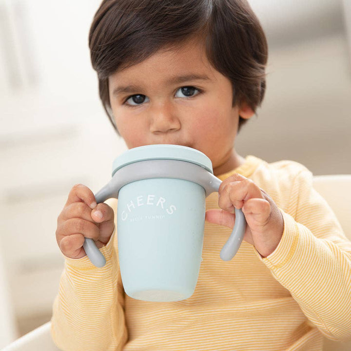 Bella Tunno Cheers Happy Sippy Cup — Grow-With-Me Silicone Sippy Cup