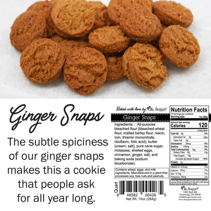 PERSONALIZED Christmas Cookie Quart Jars (Label PHTS)