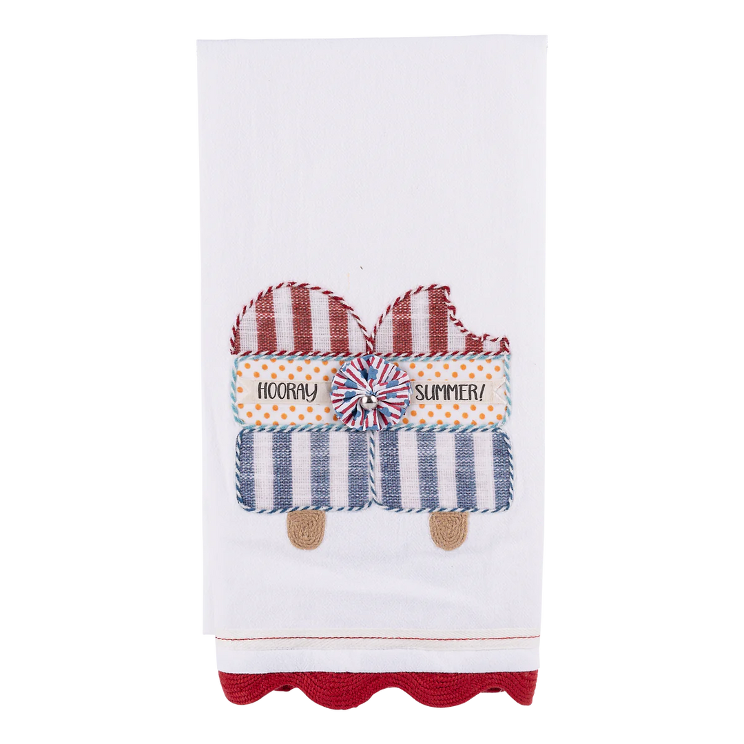 Hooray Summer Popsicles Tea Towel