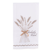 Abundantly Blessed Wheat Tea Towel