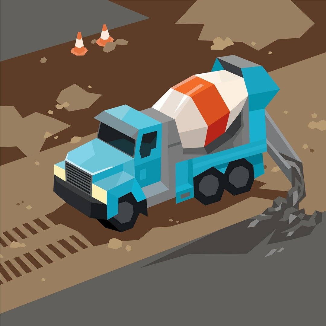Paint by Sticker Kids: Trucks, Trains &amp; More: Create 10 Pictures One Sticker at a Time!