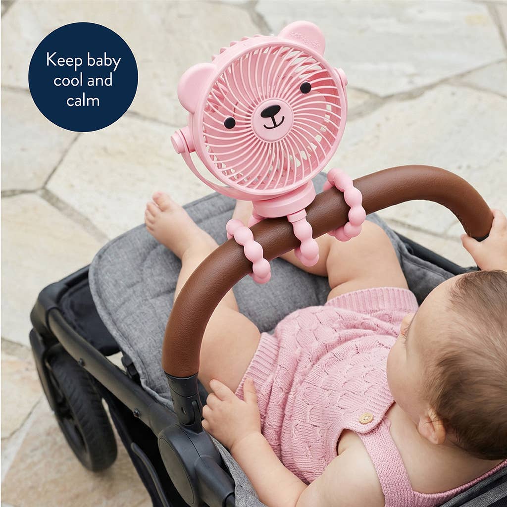 Itzy Ritzy® Itzy Breeze™ 3-Speed Stroller Fan – Pink