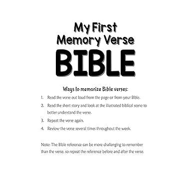 My First Memory Verse Bible