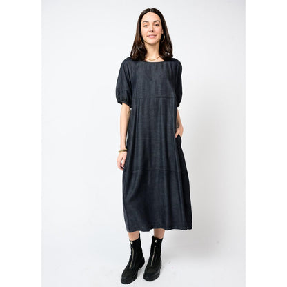 Denim Tiered Dress