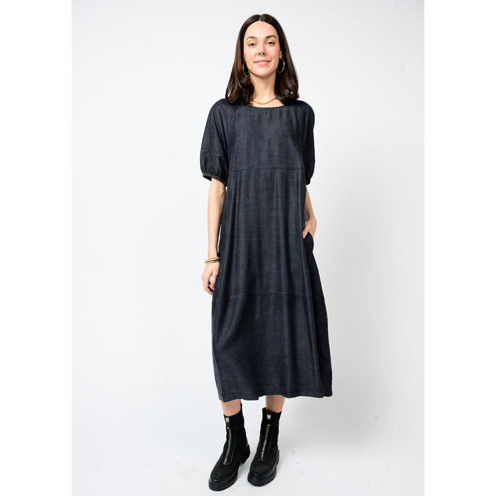 Denim Tiered Dress