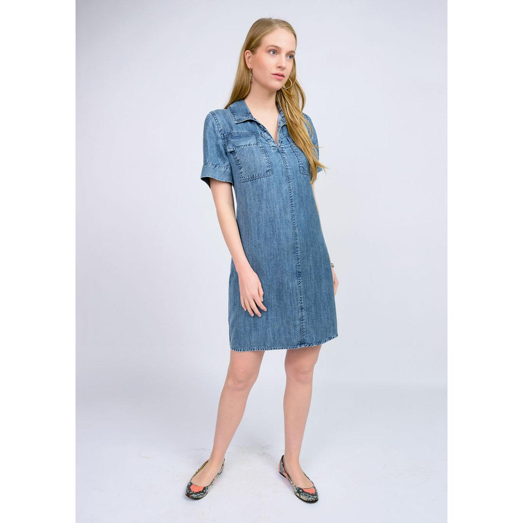 Denim Shift Dress