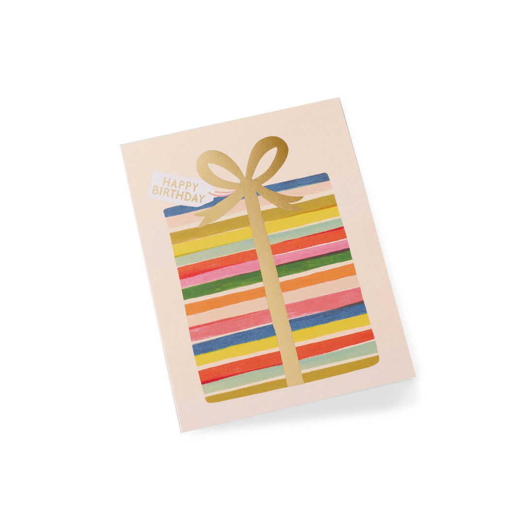 Feliz Birthday Present Card