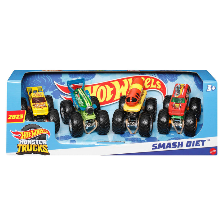 Mattel Hot Wheels Monster Trucks 4 Pack