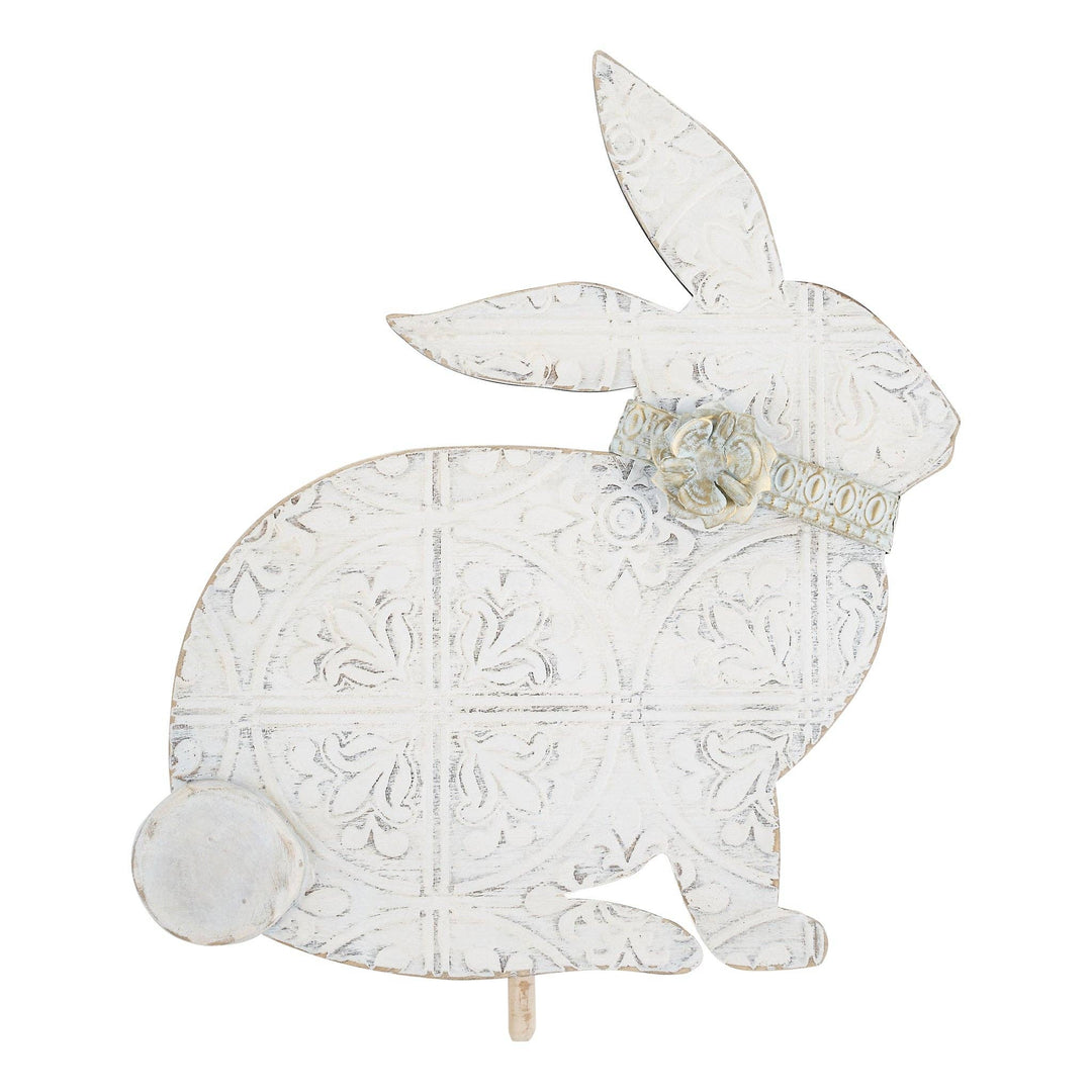 White Bunny Topper - Easter &amp; Spring Decor | Glory Haus