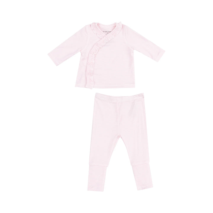 Take Me Home Set with Roll Over Cuff Pant - Stripe Classic Pink