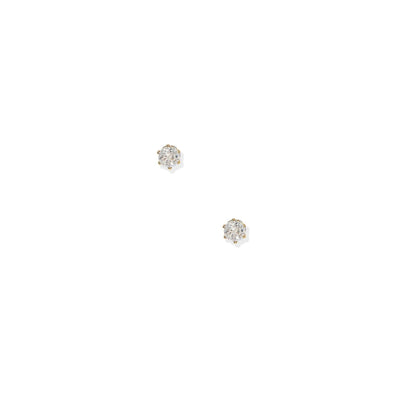 Screwback Stud Earrings - Micro Helen Gold