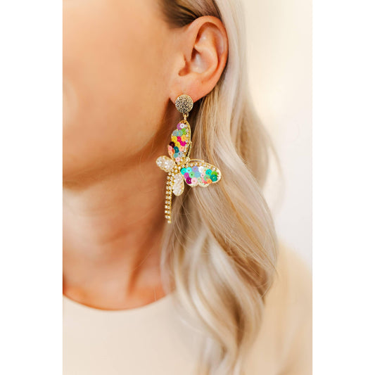 Lilliana Lightweight Butterfly Drops