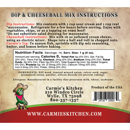 Dilliest Dill Dip Mix