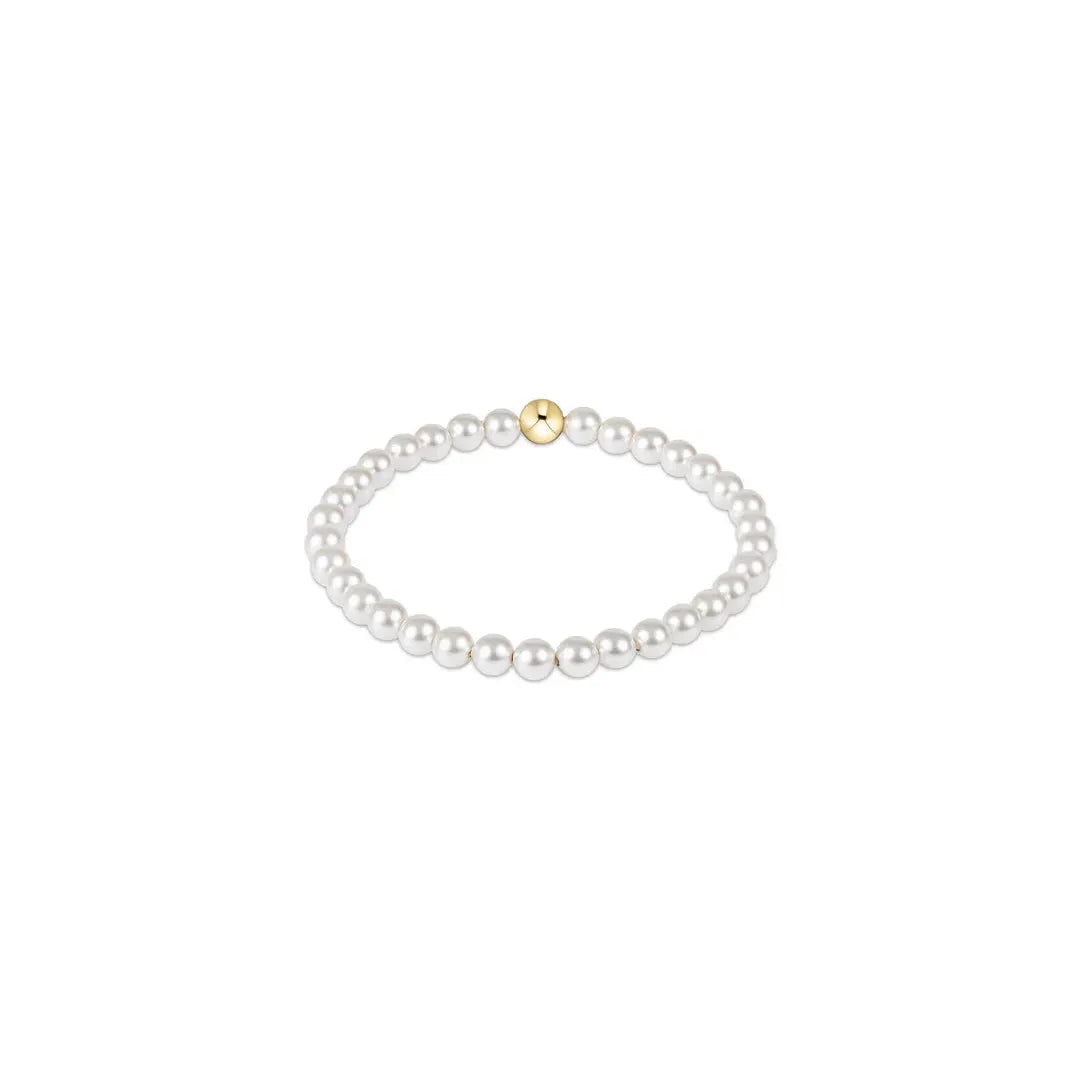 Extends - Classic Pearl 4mm Bead Bracelet