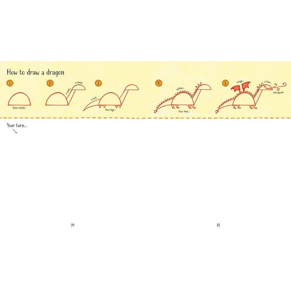 Step-By-Step Drawing Book : Usborne