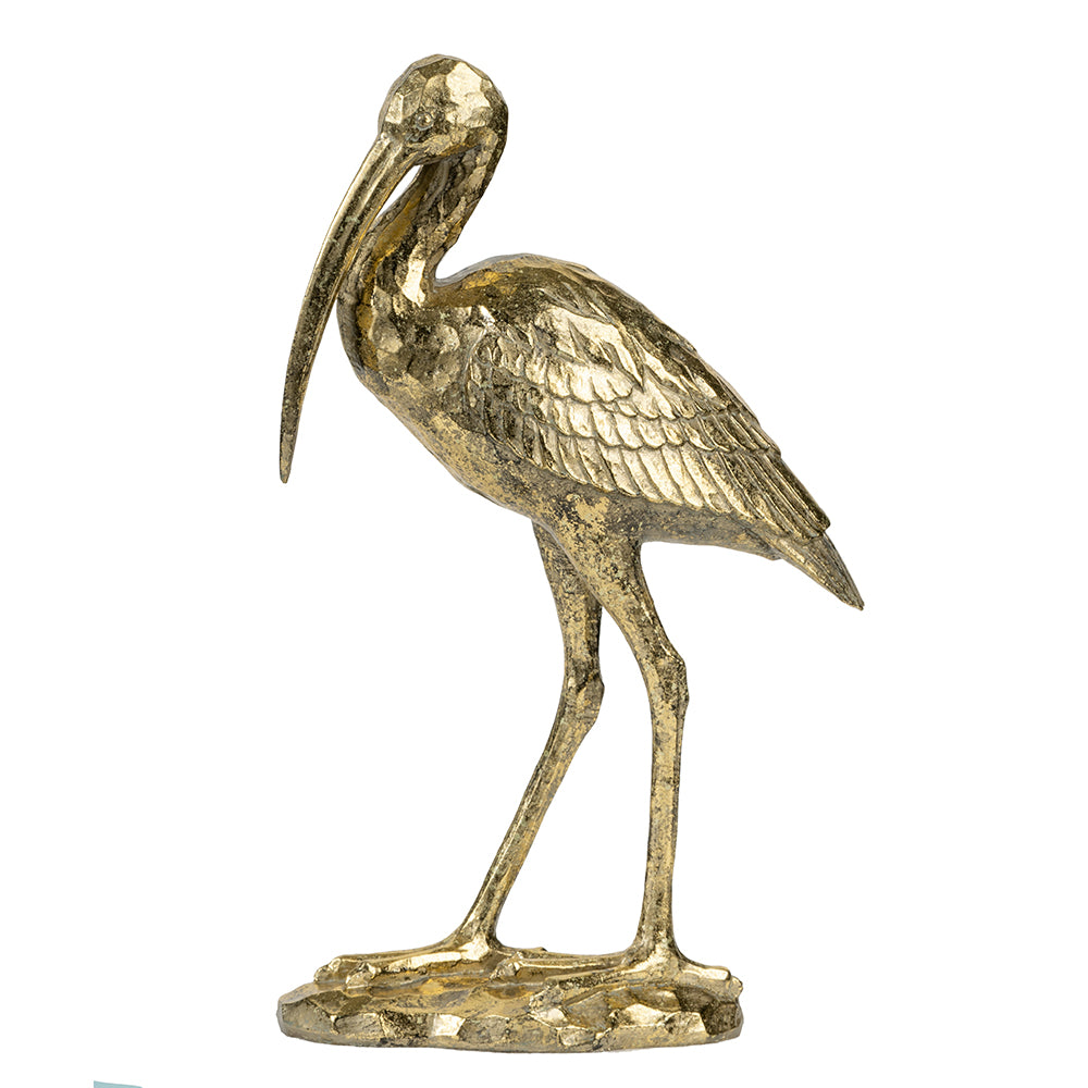 Crane Standing Figurine