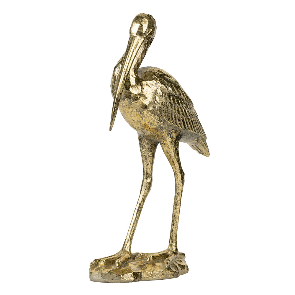 Crane Standing Figurine