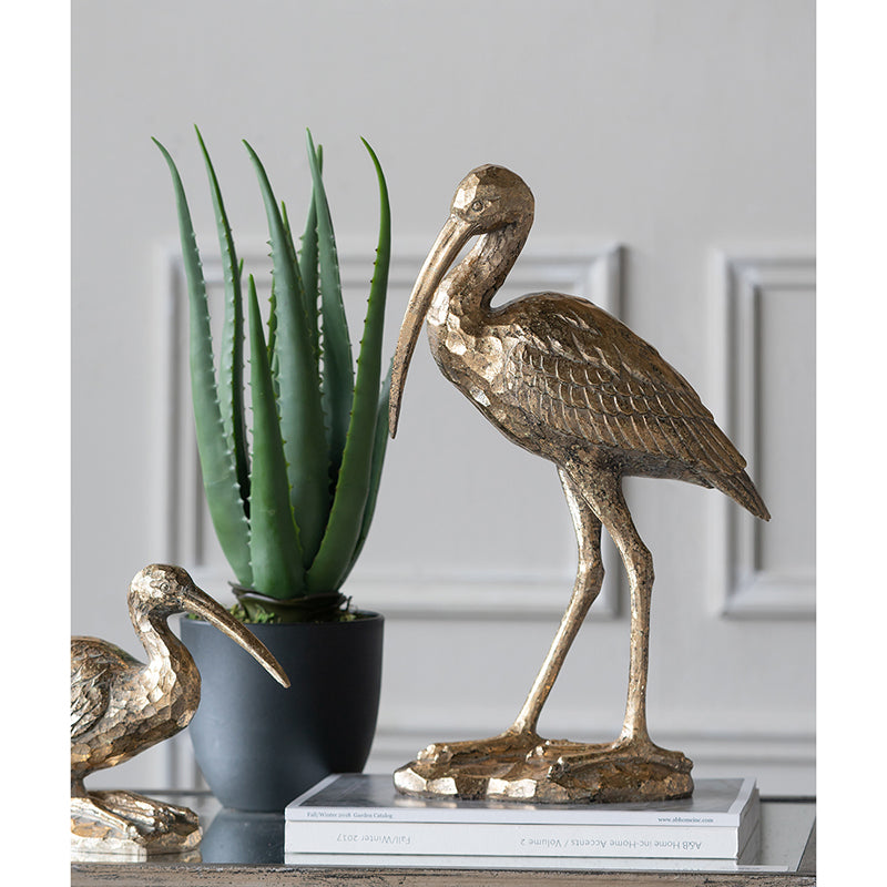 Crane Standing Figurine