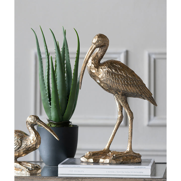 Crane Standing Figurine