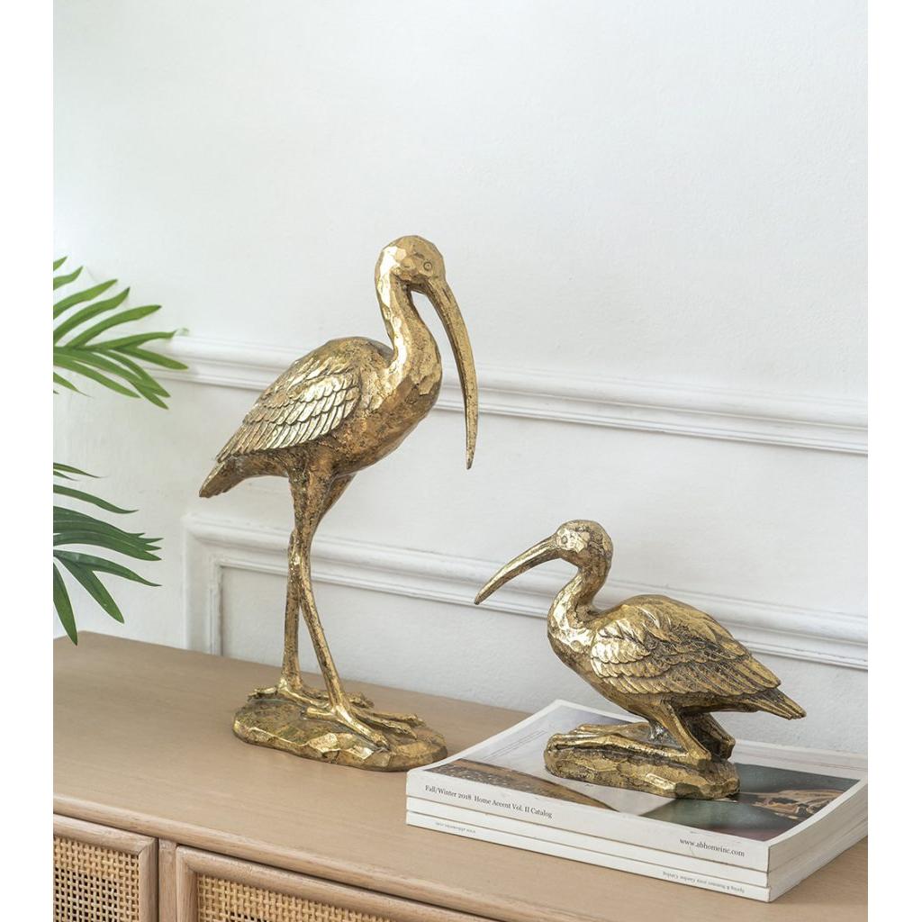 Crane Standing Figurine