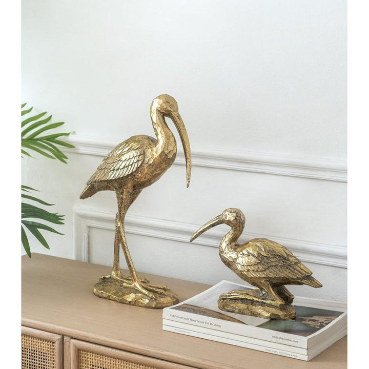Crane Standing Figurine