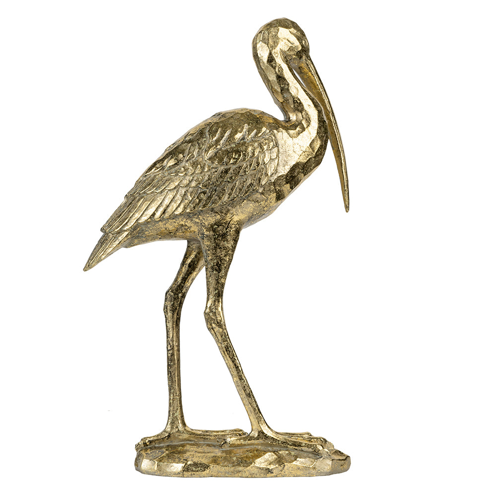 Crane Standing Figurine